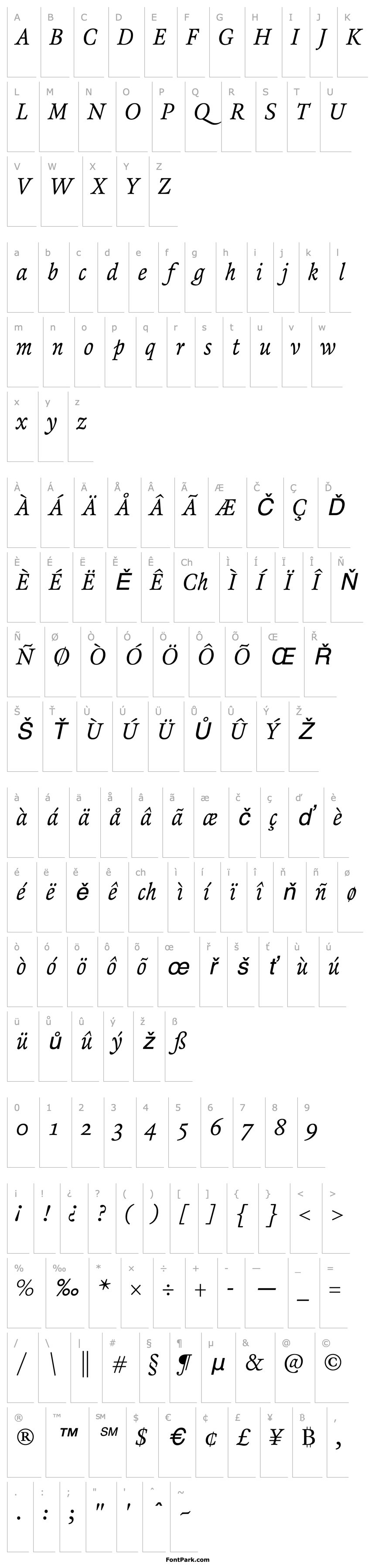 Overview RenardNo3-Italic