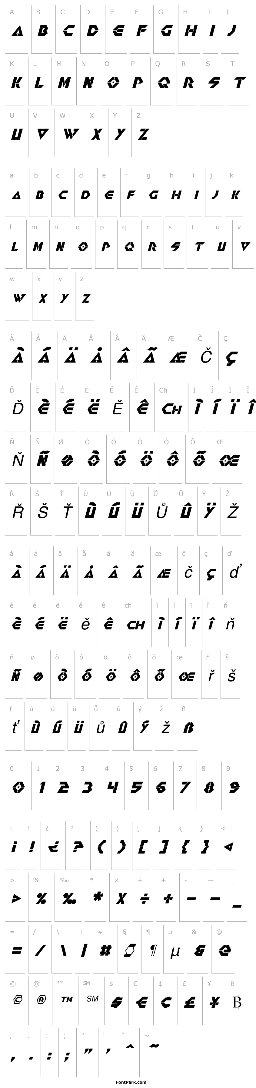 Overview Renegade Italic