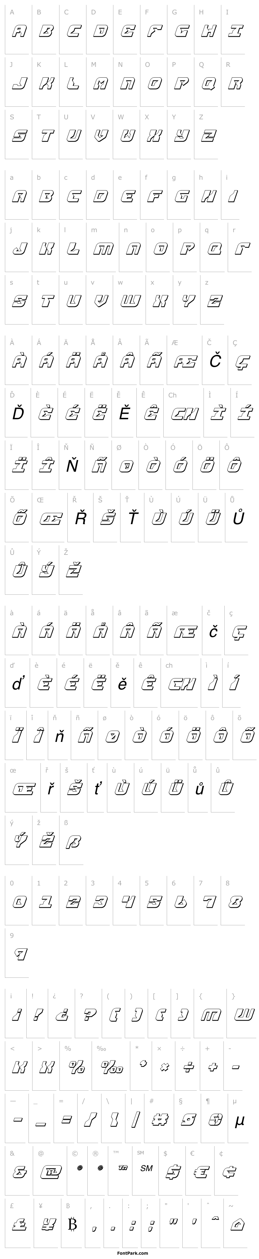 Overview Replicant 3D Italic