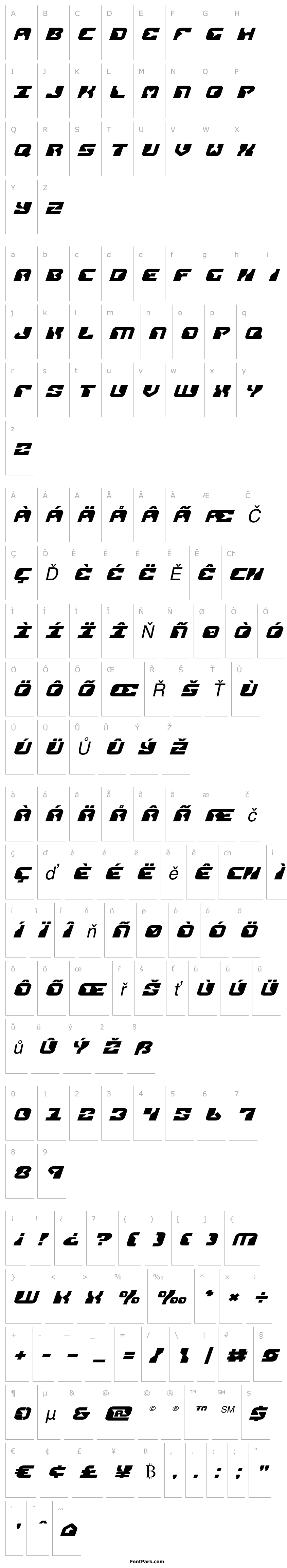 Overview Replicant Expanded Italic