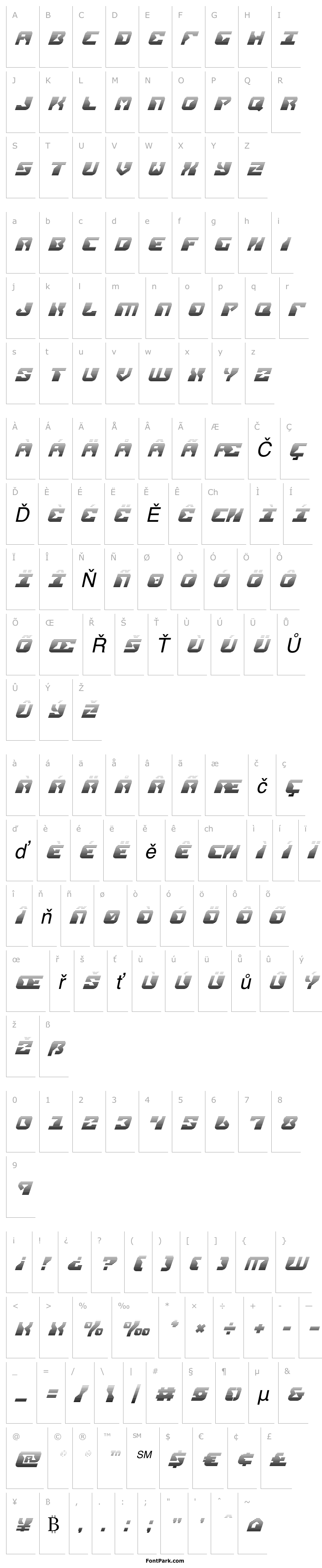 Overview Replicant Gradient Italic