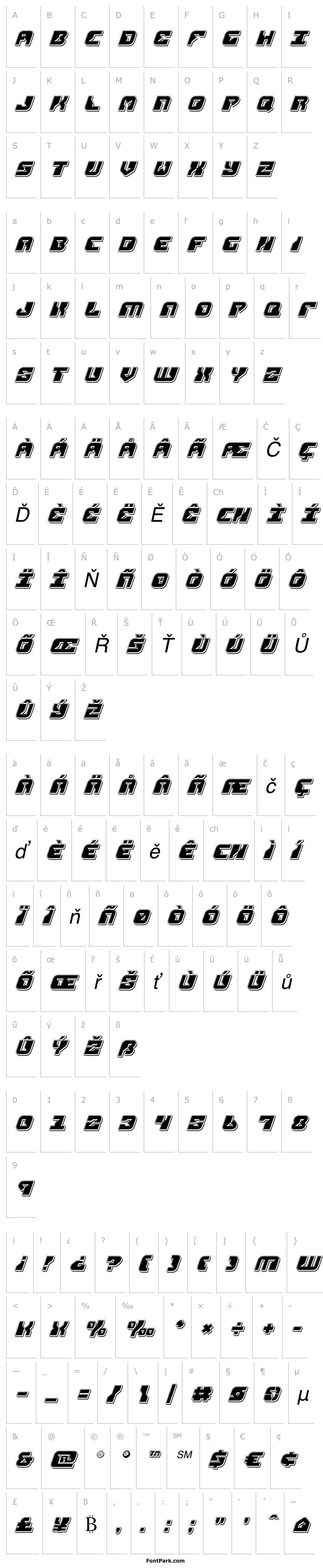 Overview Replicant Punch Italic