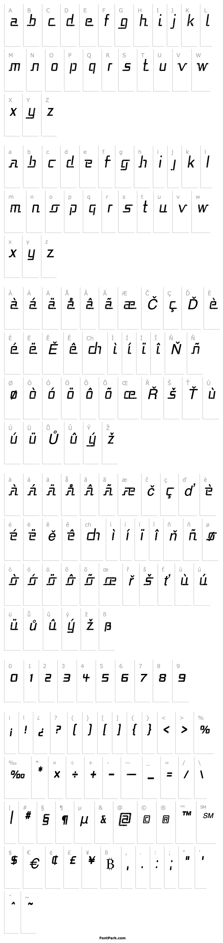 Overview Republika Cnd - Shatter Italic