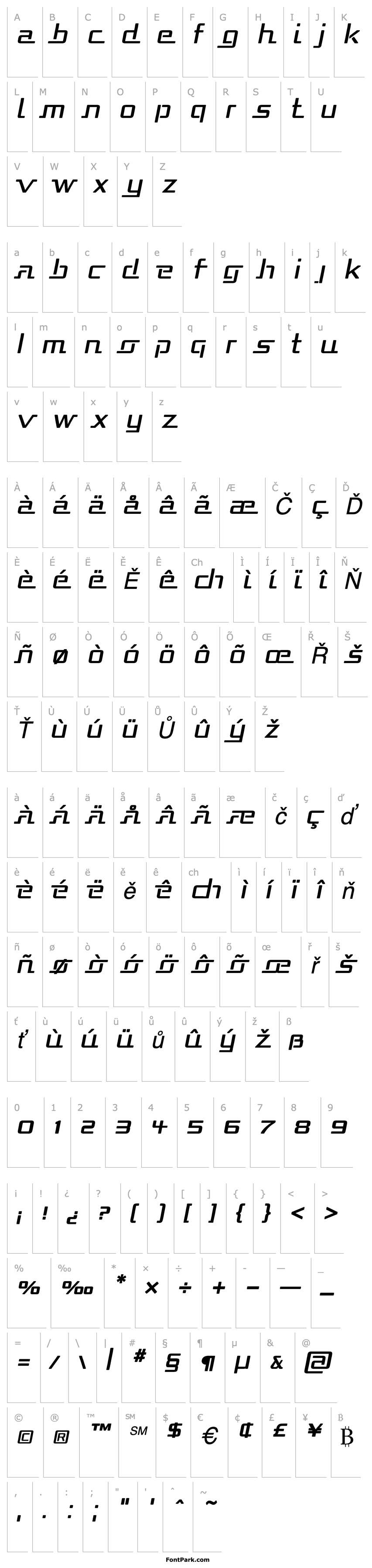 Overview Republika - Haze Italic