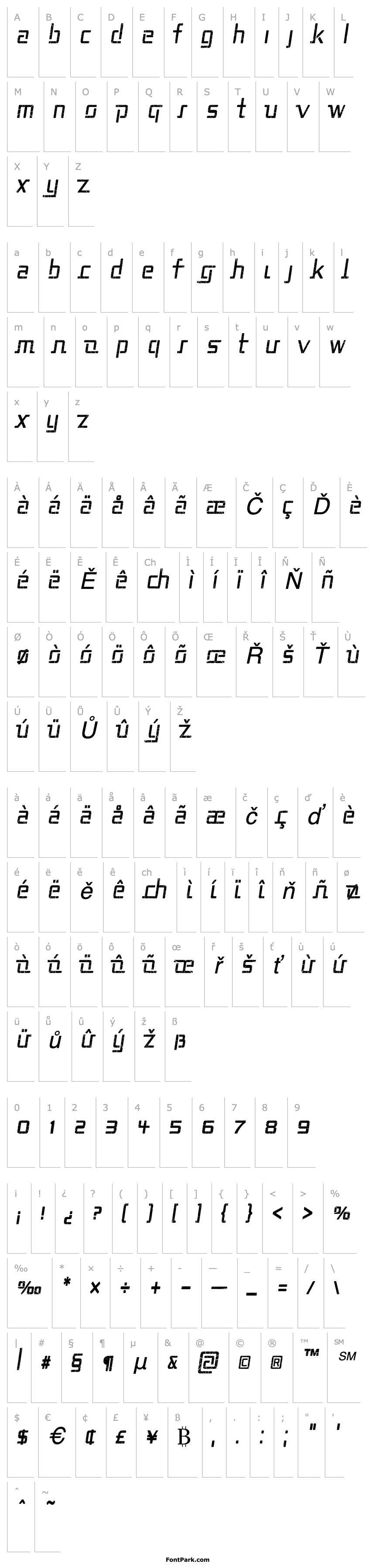 Overview Republika II Cnd - Shatter Italic