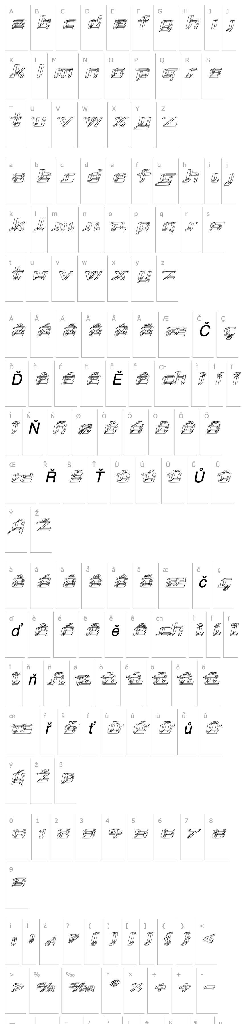 Přehled Republika II Exp - Sketch Italic