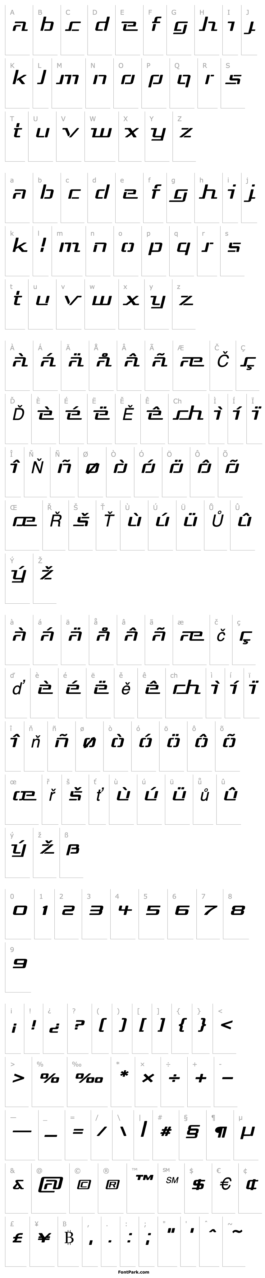 Overview Republika III Exp - Haze Italic