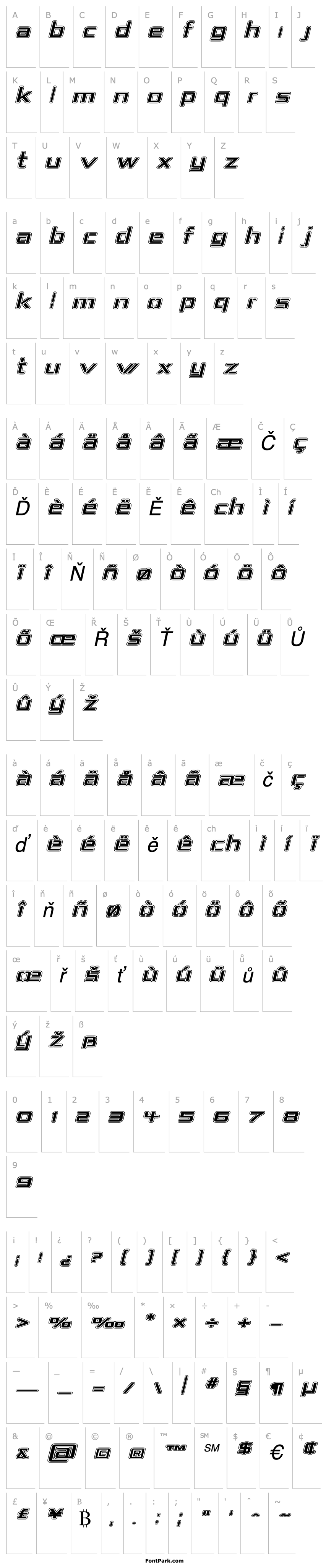 Overview Republika IV Exp - College Italic