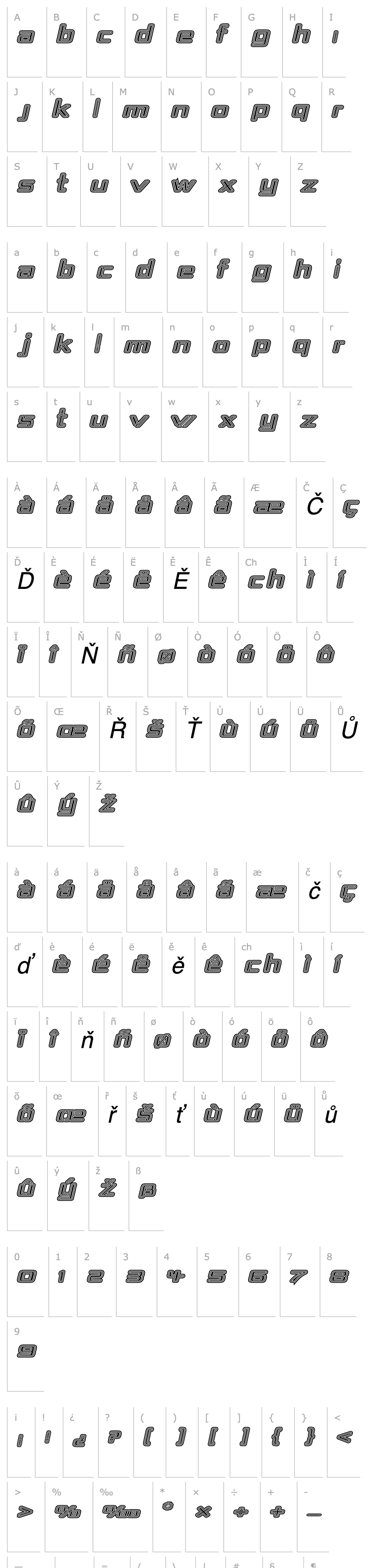 Overview Republika IV Exp - Maze Italic