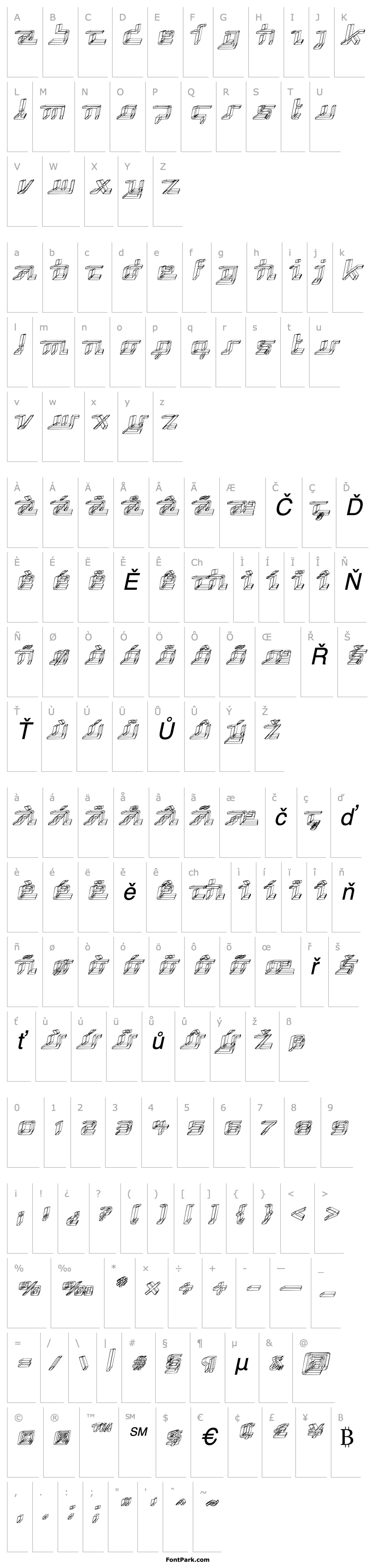 Overview Republika V - Sktech Italic