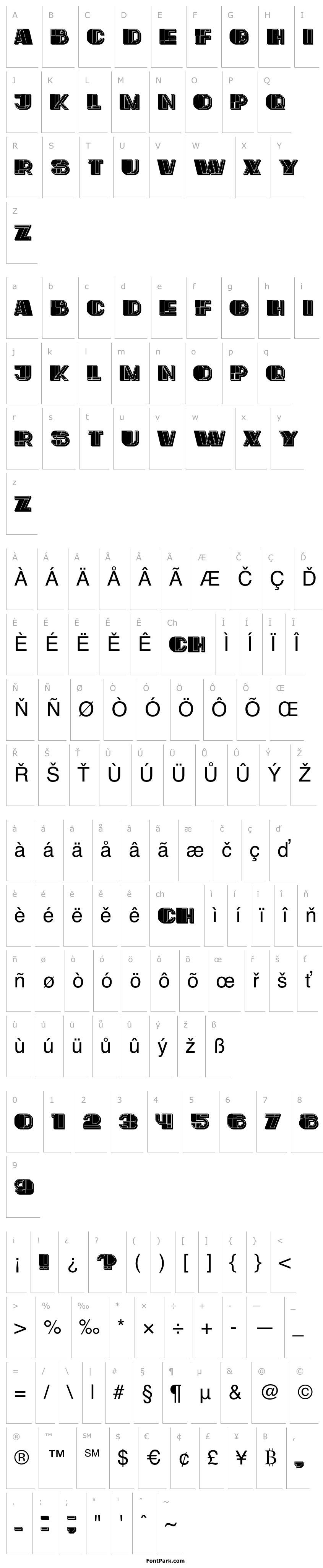 Overview Reverse Filled Regular