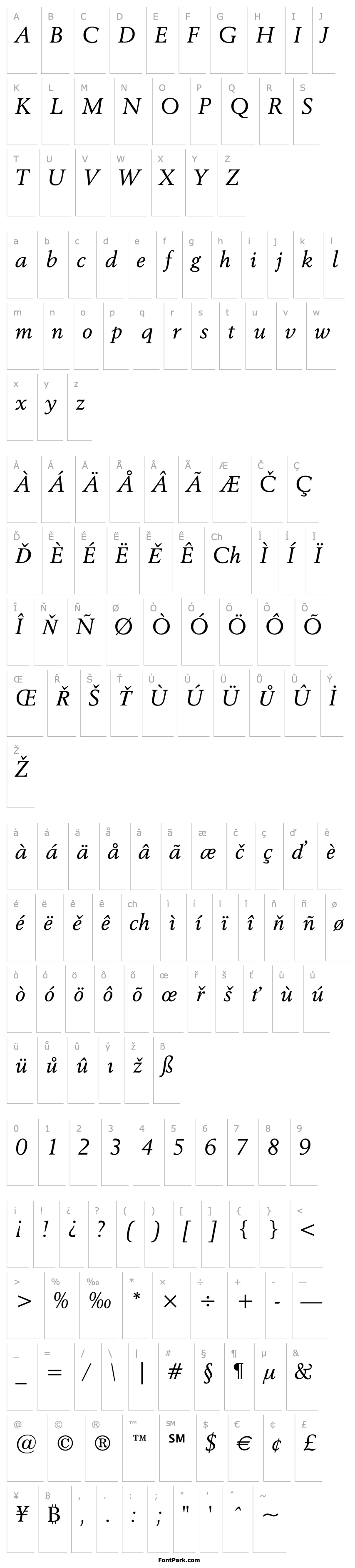 Overview Revival 565 Italic BT