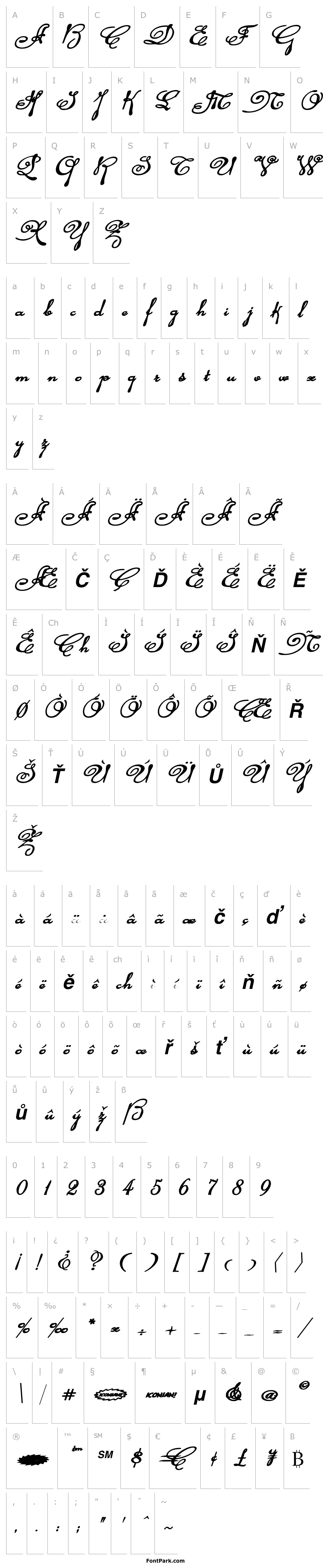 Overview Rhalina Bold Expanded Italic
