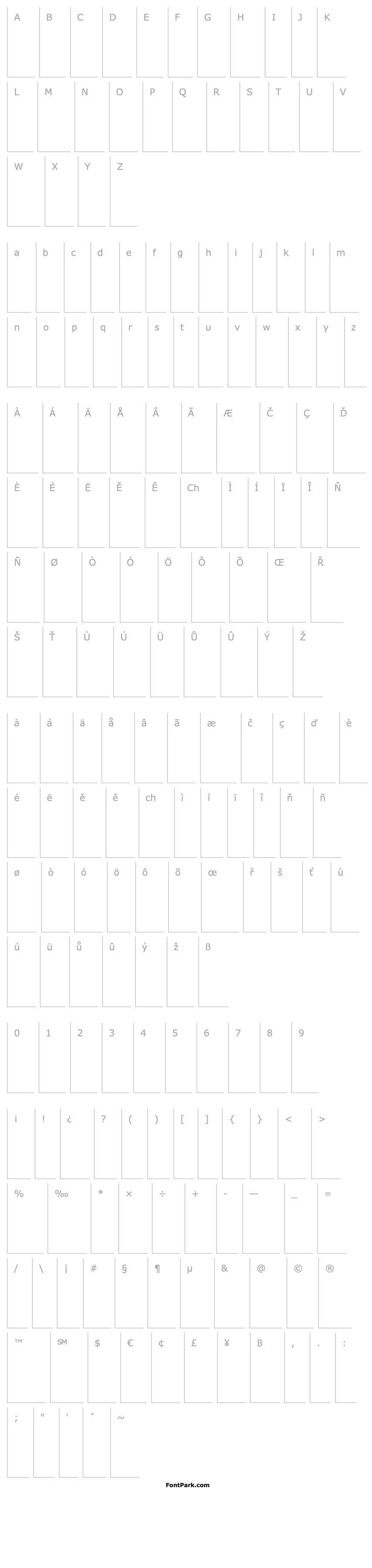 Overview RialtoDF-Italic