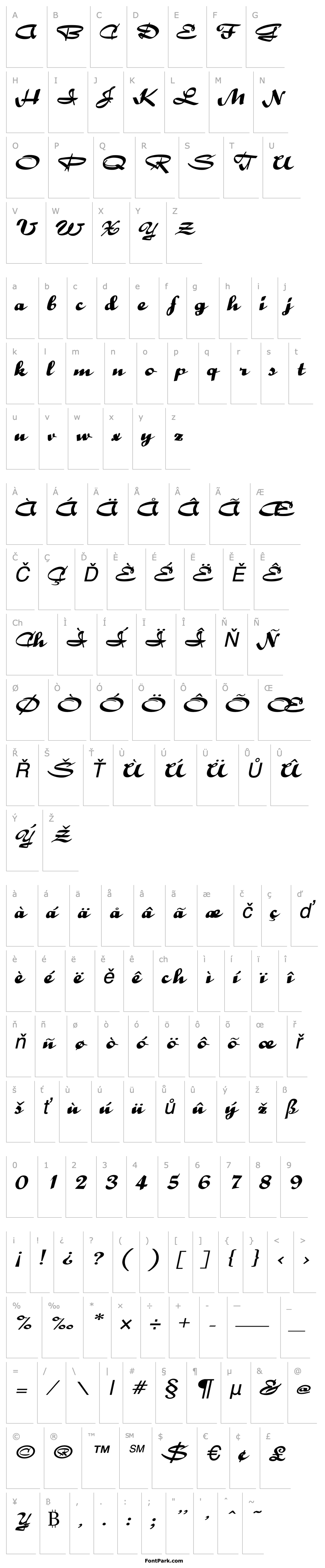 Overview RibbonsExtended Italic