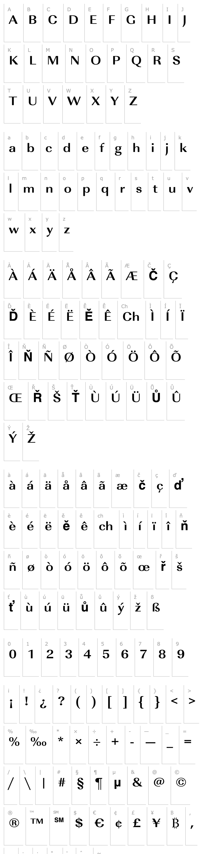 Overview RicoBeckerExtended Bold