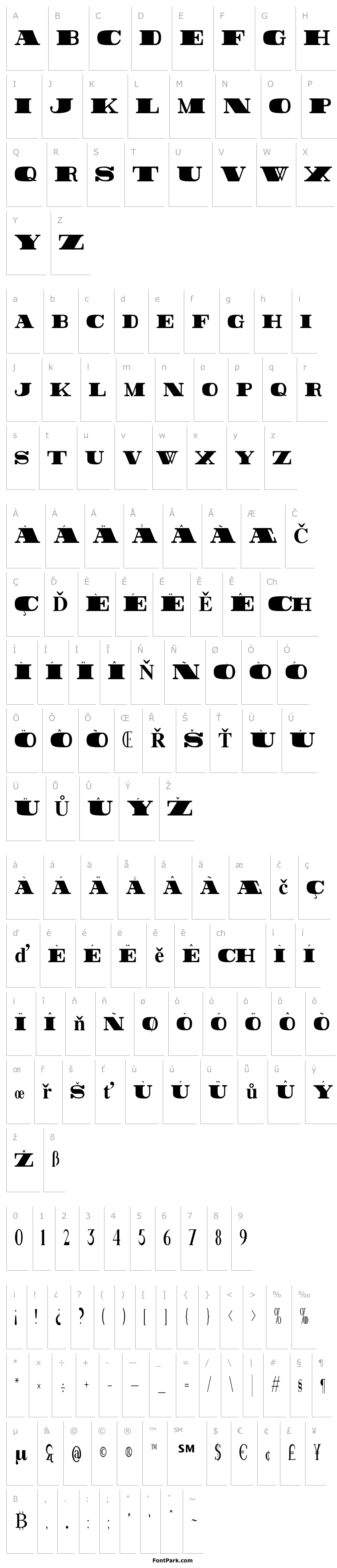 Overview Rider Tall Ultra-condensed ExtraBlack