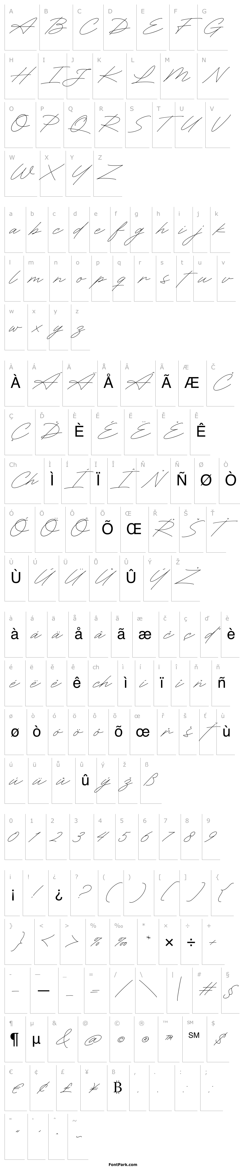 Přehled RighthandSignature