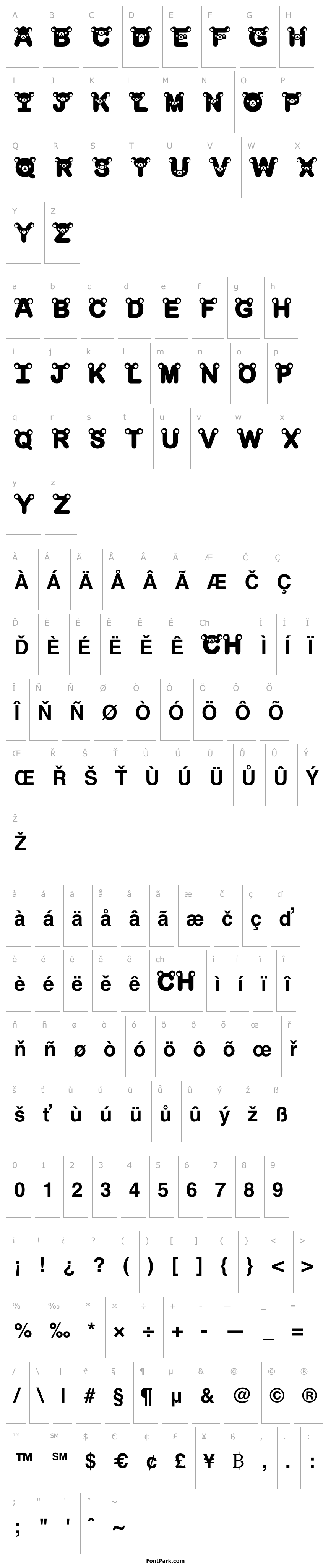 Přehled rilakkumadingbat-Bold