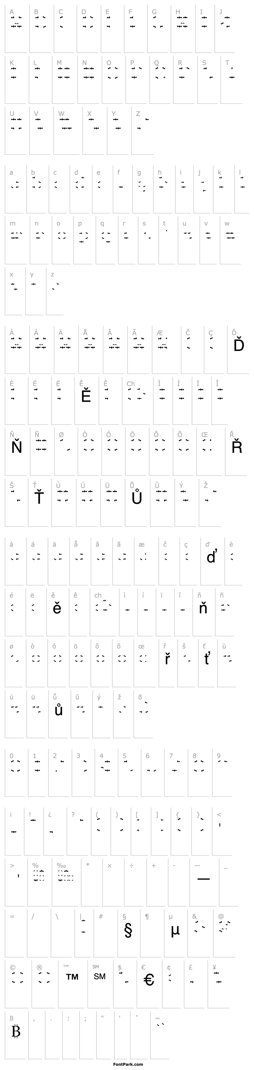 Overview Rio Mesa Fill Serifs