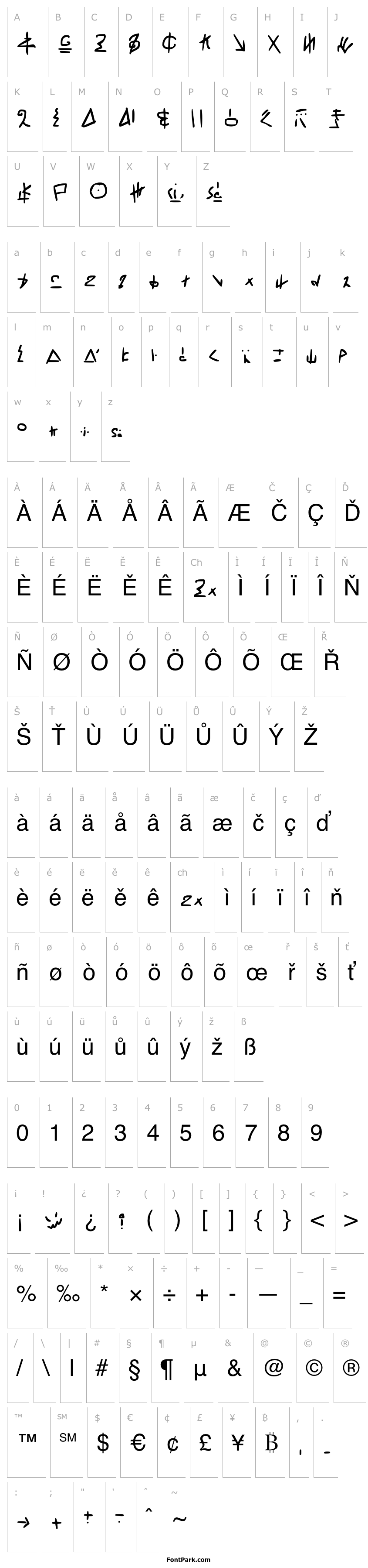 Přehled Rivworld Font Regular