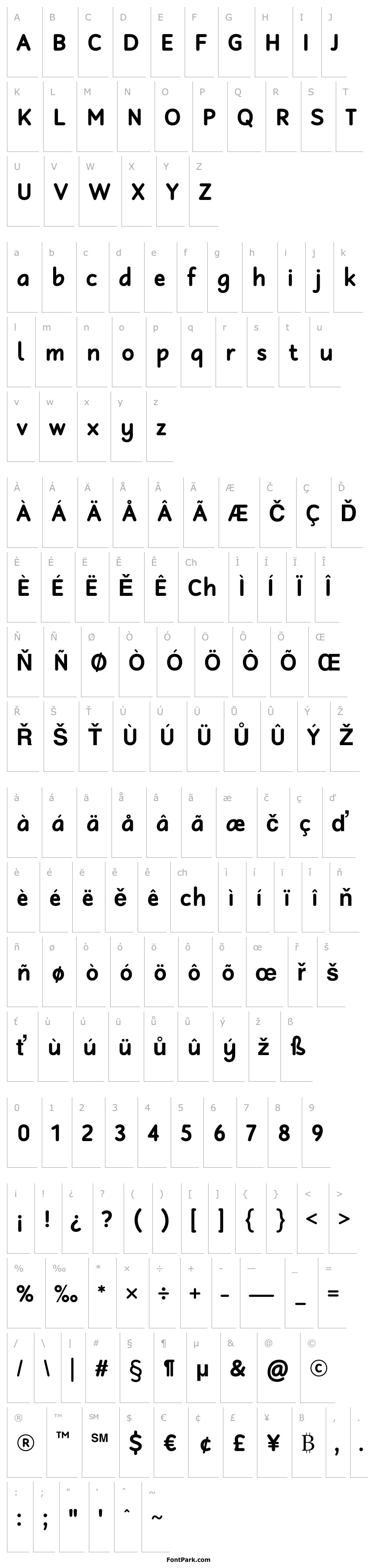 Overview Robaga Rounded Bold
