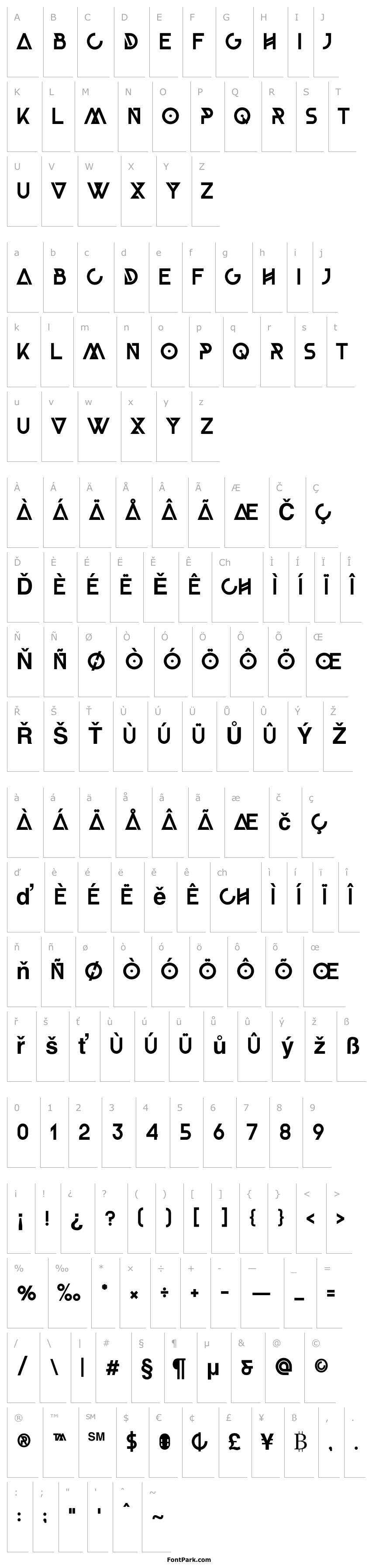 Přehled RobloxFont-Black