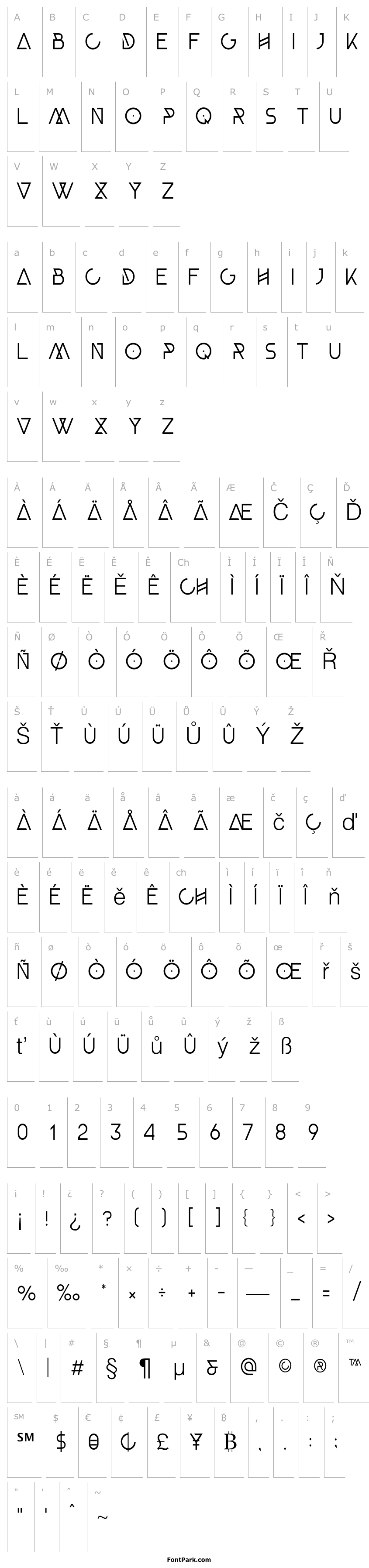 Overview RobloxFont-Light