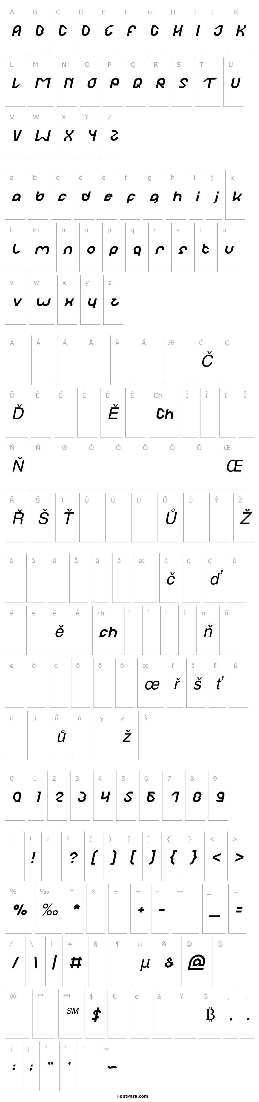 Přehled ROBOCOP Italic