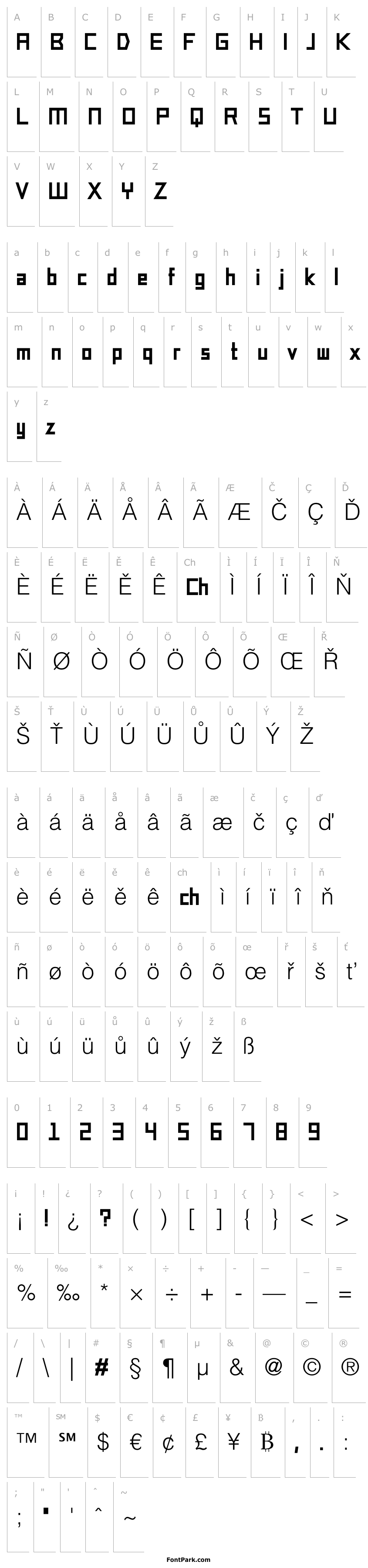 Overview Robot_Font