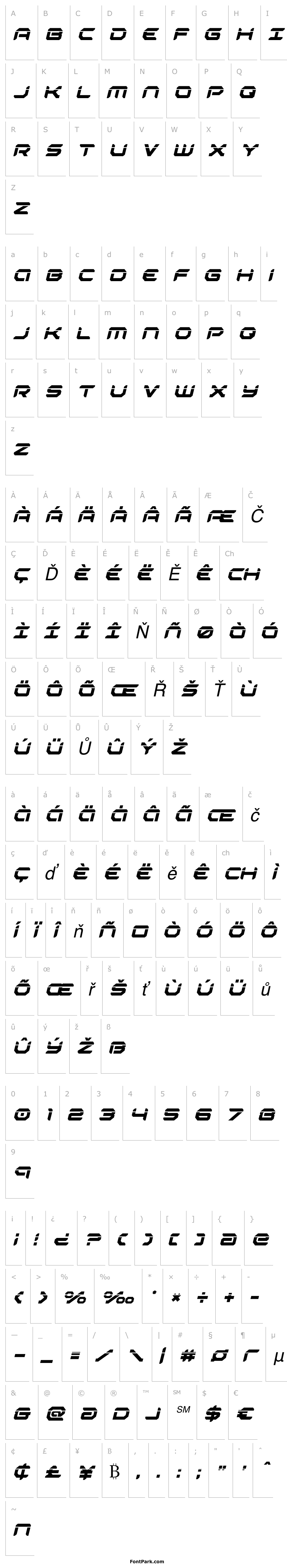 Overview Robotaur Laser Italic