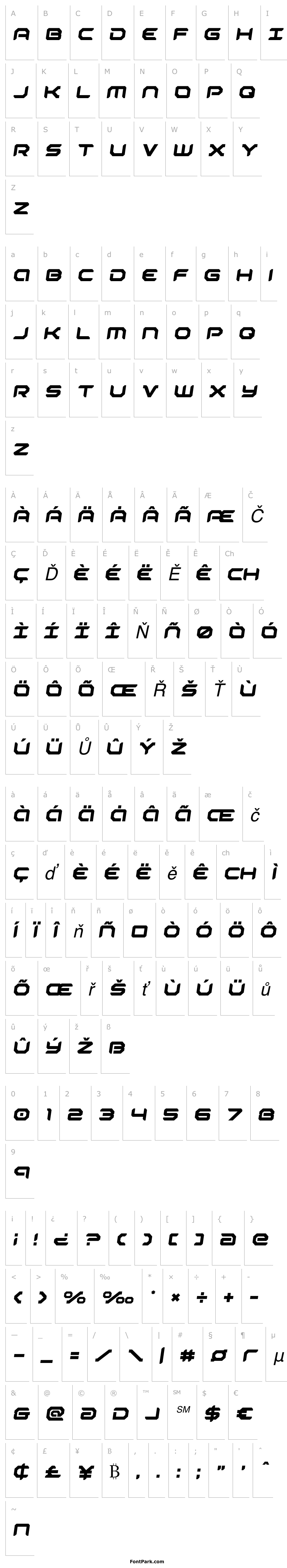 Overview Robotaur Semi-Italic