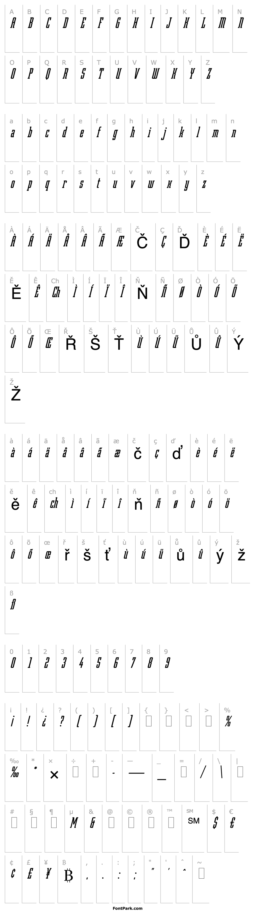 Overview Robotik Italic Plain