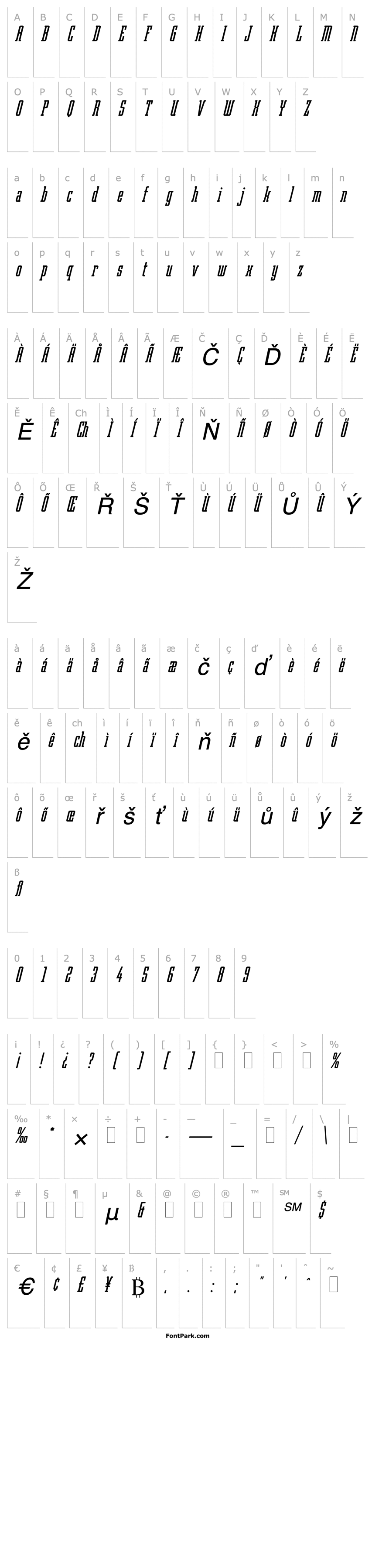 Overview RobotikItalicPlain