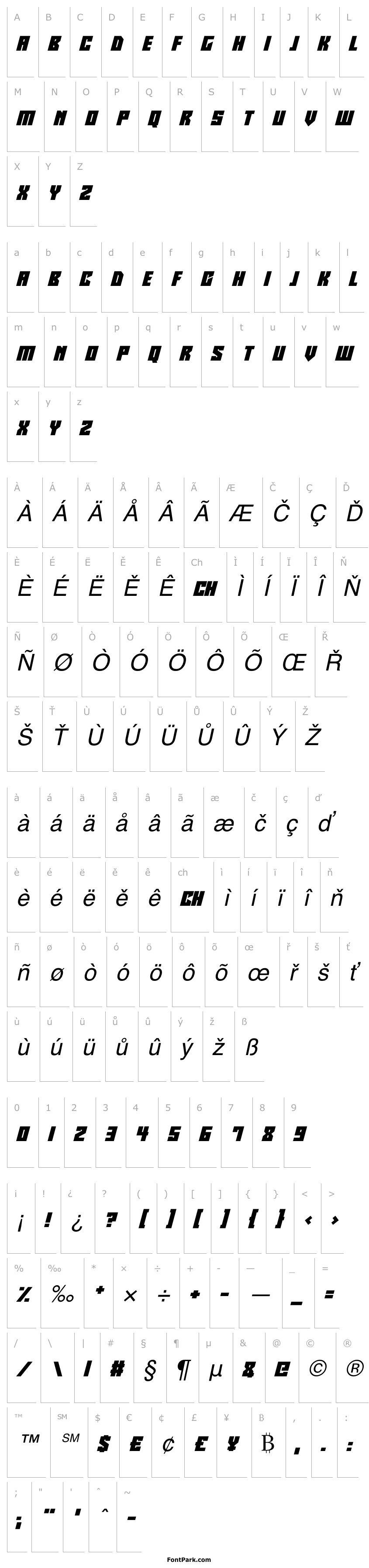 Overview Robotronics Italic