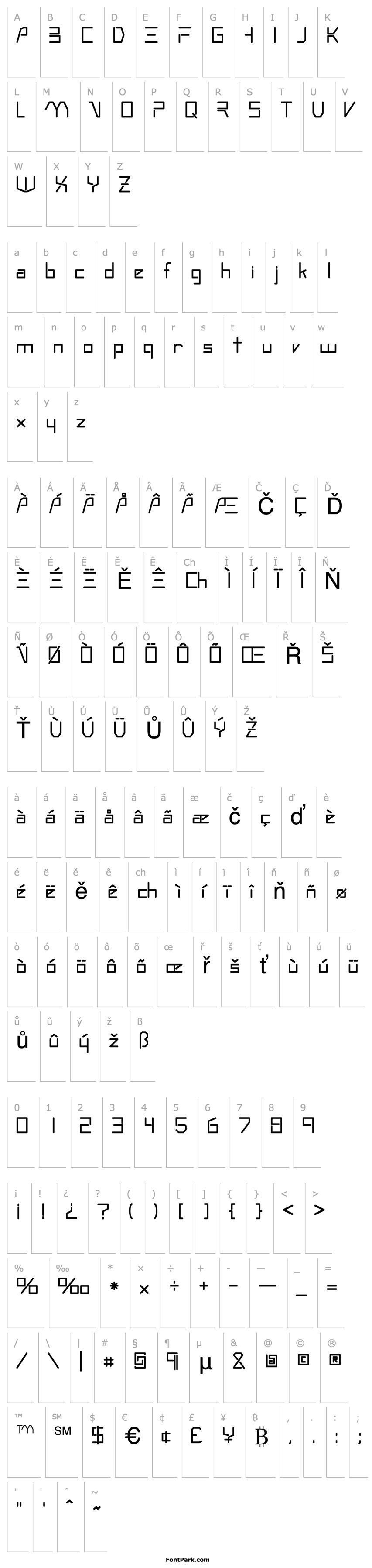 Overview RoboType Regular