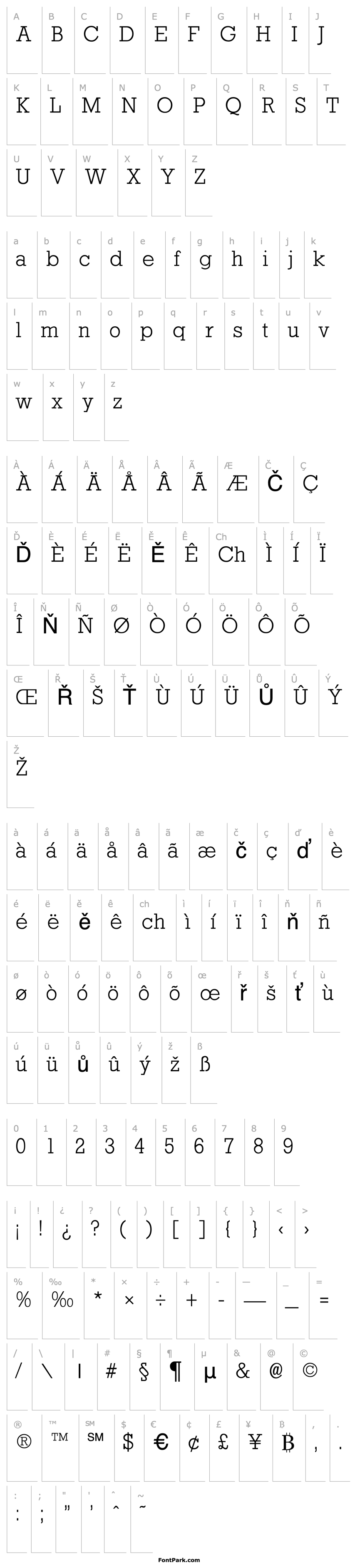 Overview RockneyLight Regular