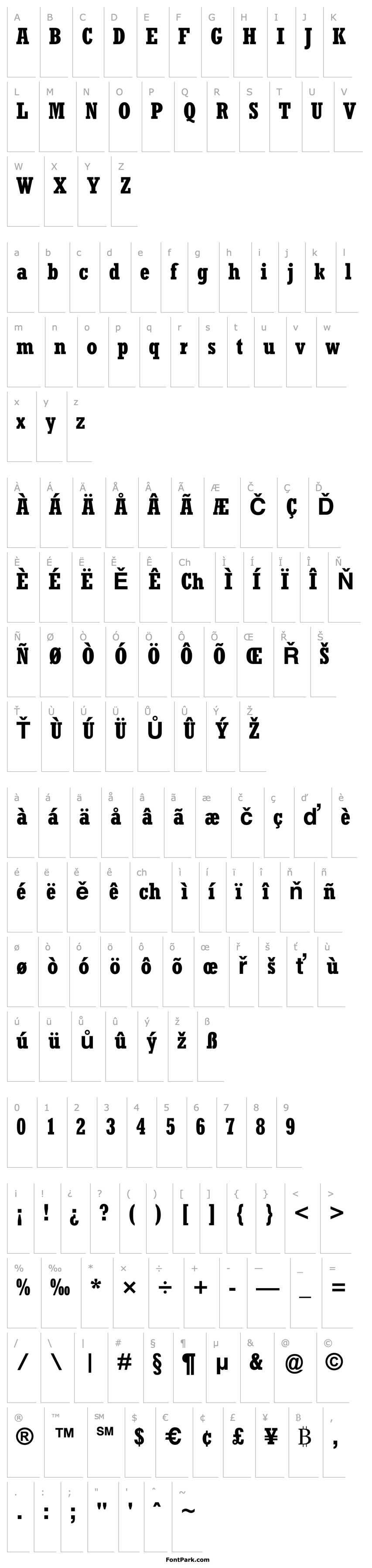 Overview Rockwell-BoldCondensed