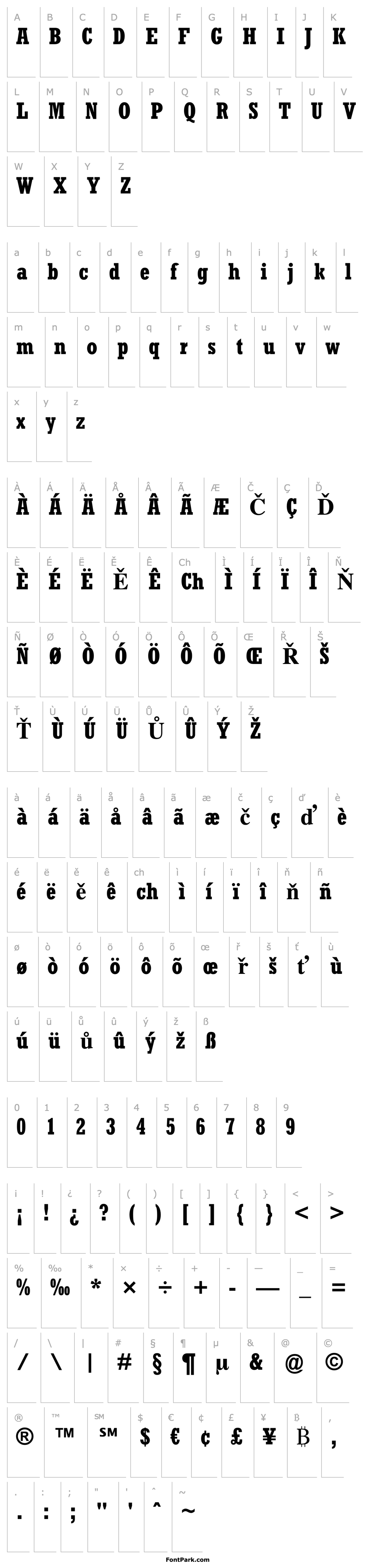 Overview Rockwell MT Condensed Bold