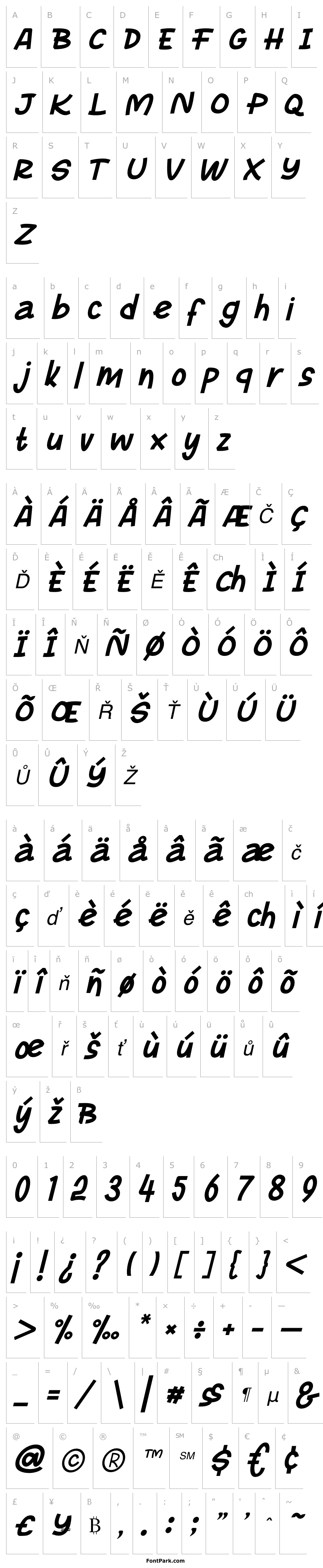 Overview Rocky Monkey Italic
