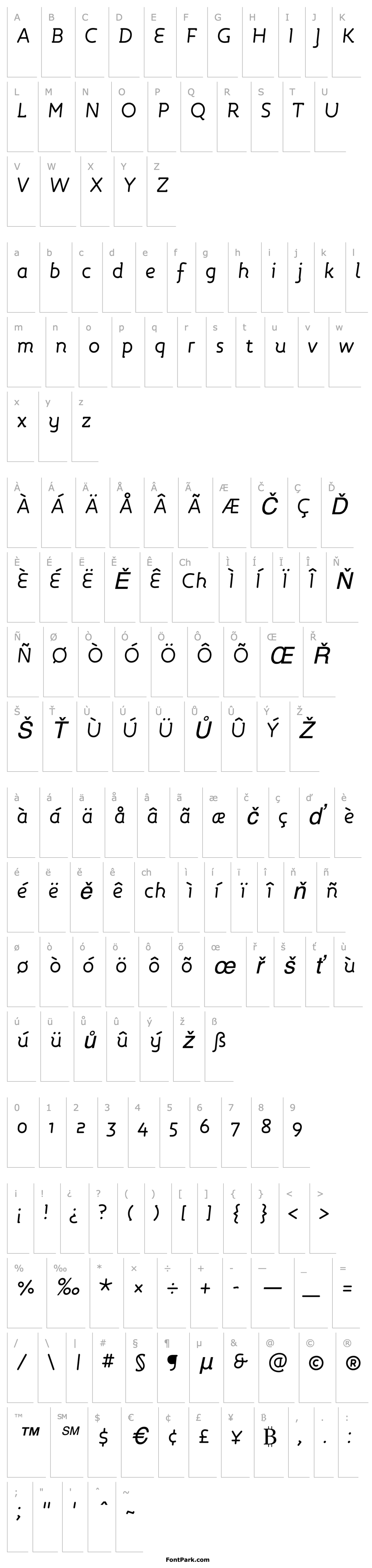 Overview Roice-RegularItalic