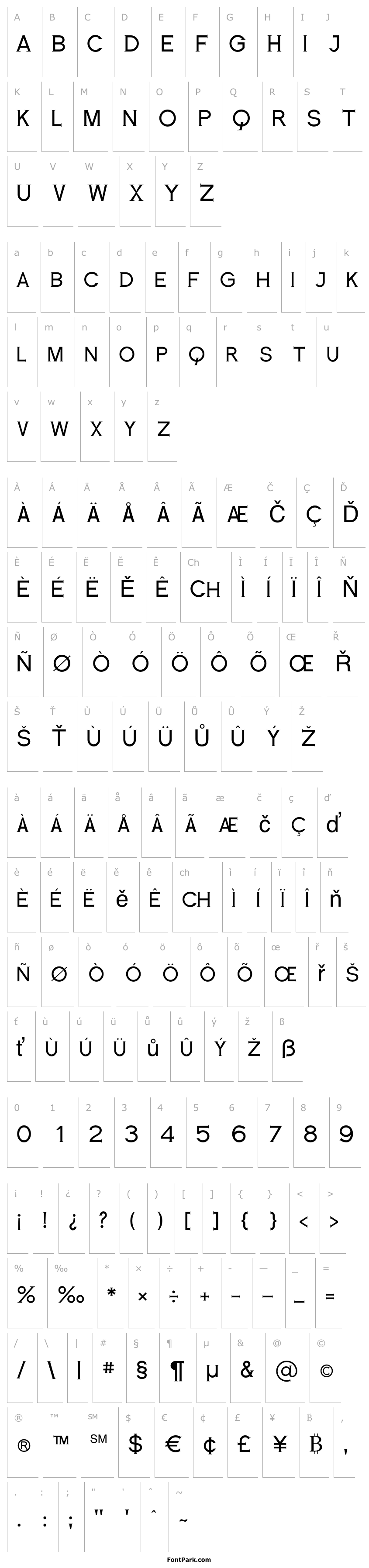 Overview Romanesque Serif Regular