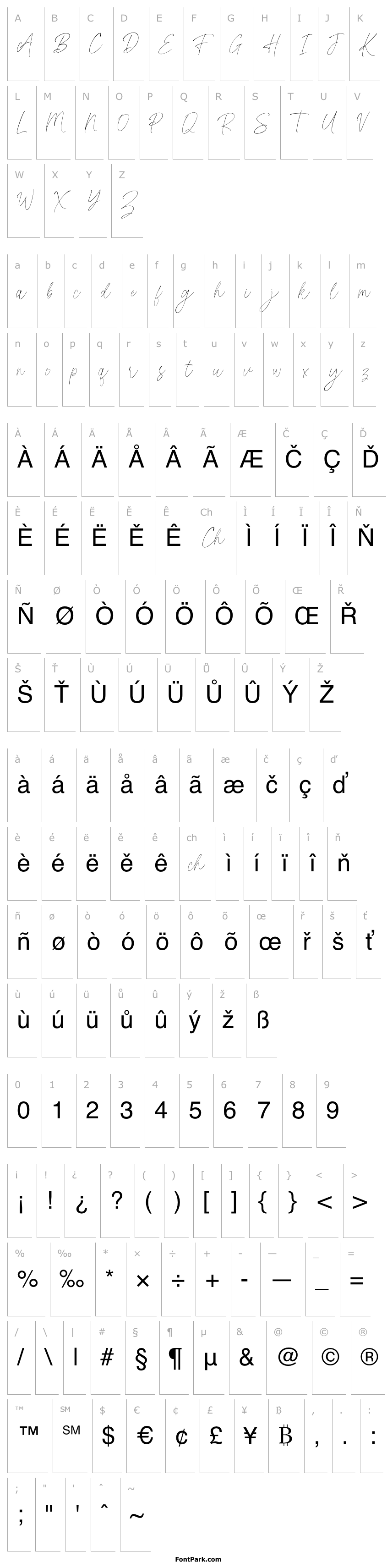 Přehled Rosiecated Script