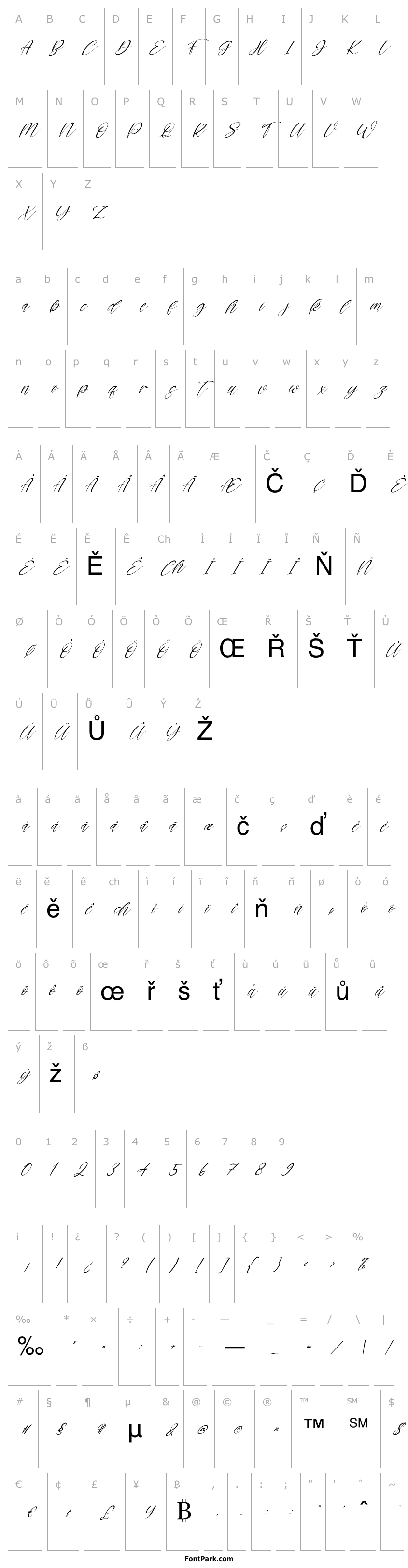 Overview Rossalina Emma Italic