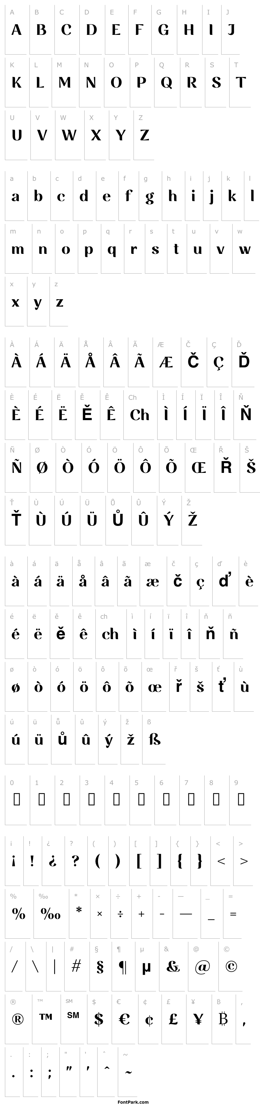 Přehled RossanovaPersonalUse-Bold