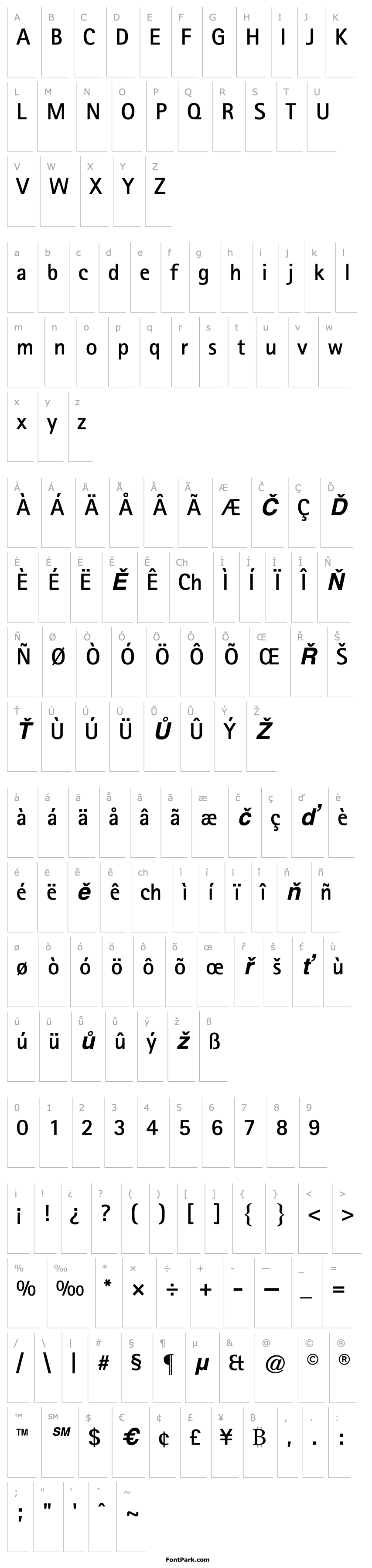 Overview Rotis Sans Serif Bold 65