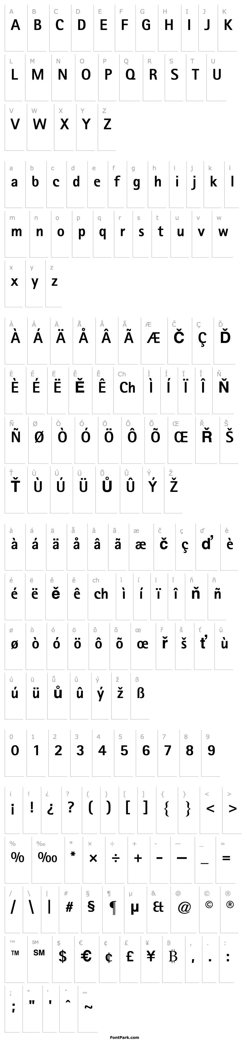 Overview RotisSansSerif-ExtraBold