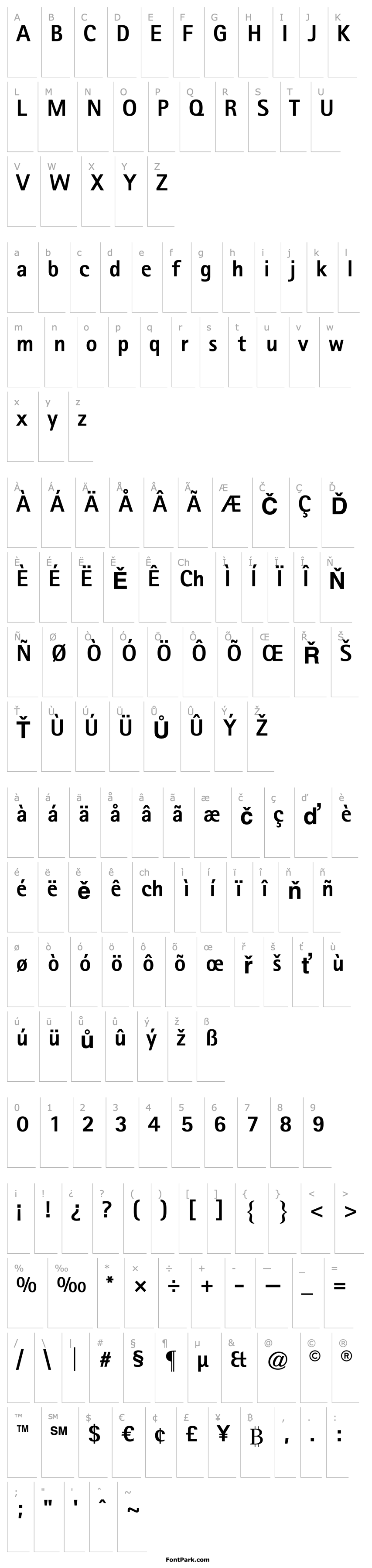 Overview RotisSansSerifStd-ExtraBold