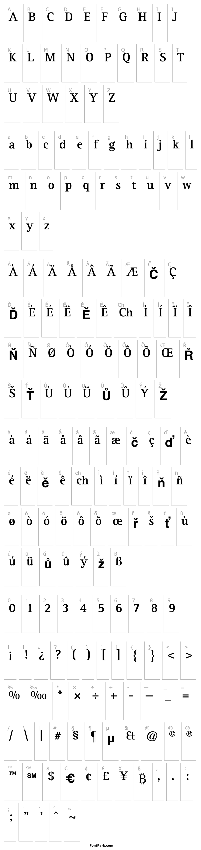 Overview RotisSerif65-Bold