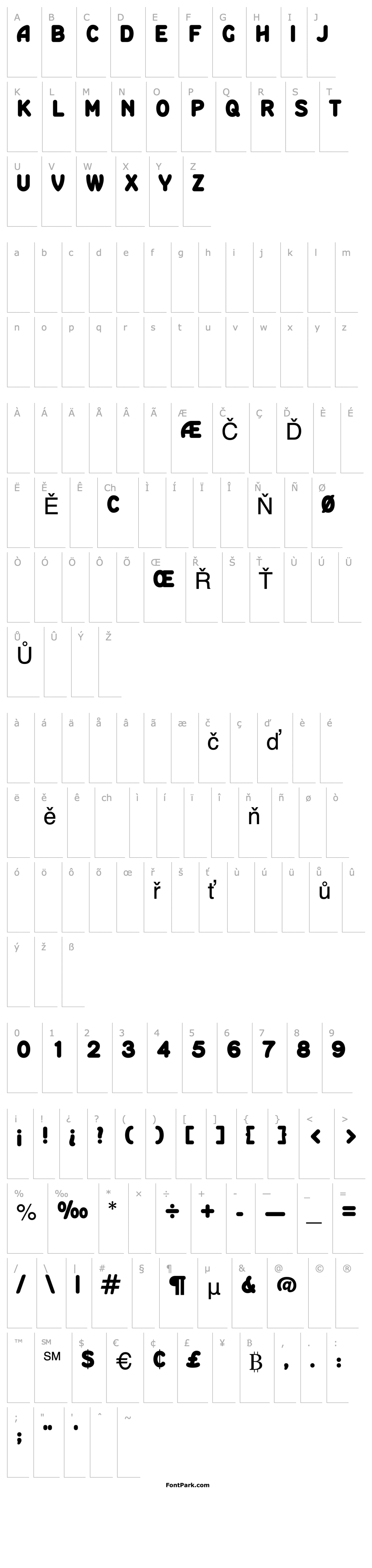 Přehled RoundSans-Solid